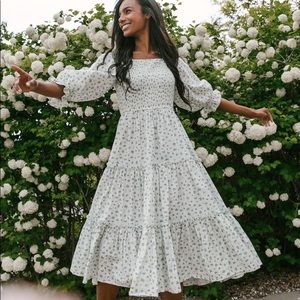 Madeline Dress In Blue: Ivy City Co